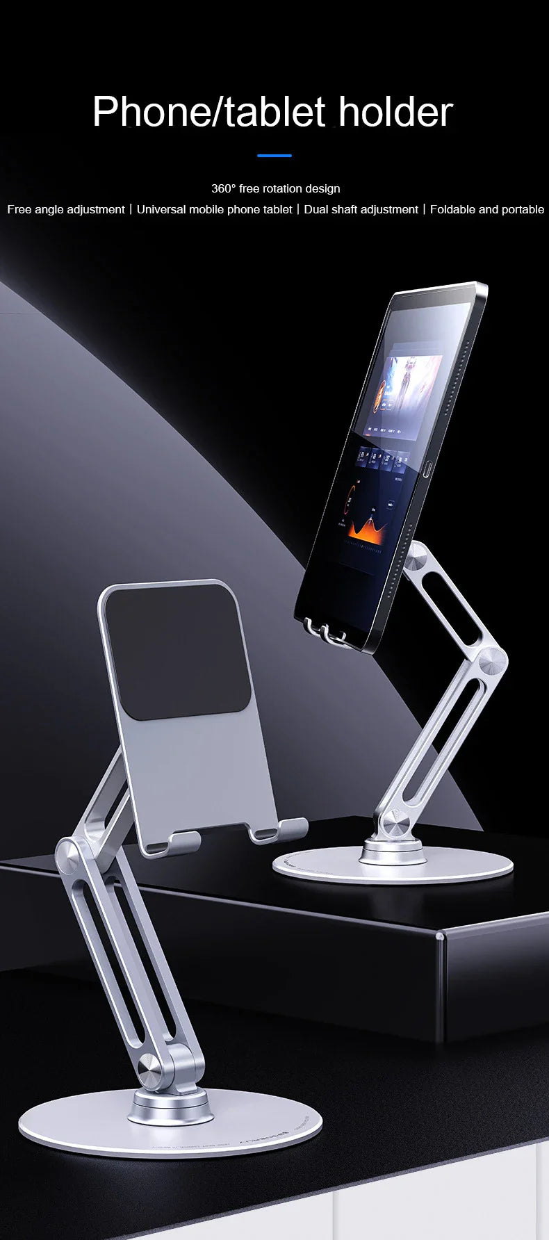 Skanto | Multifunksjonell Aluminiumlegering Mobilholder