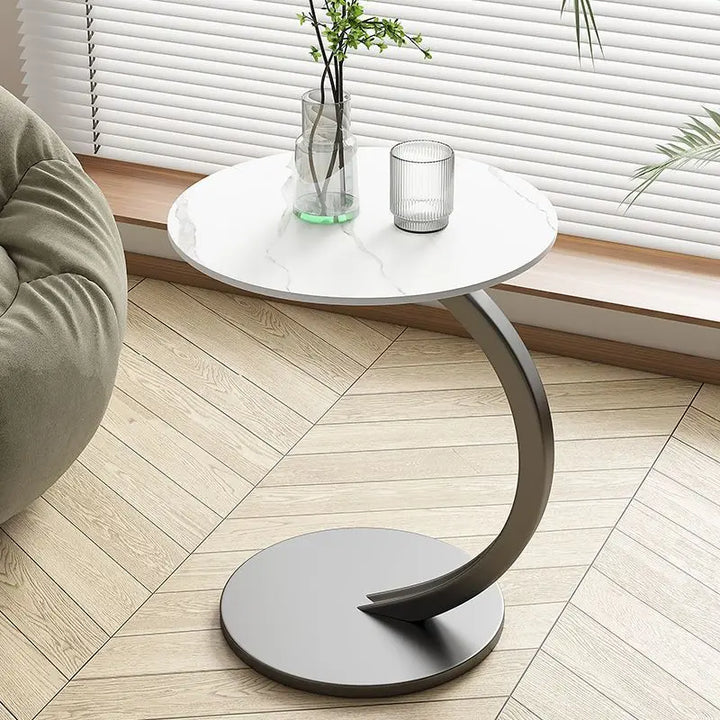 Skanto | Forsterket Rundt Sidebord for Stue og Soverom