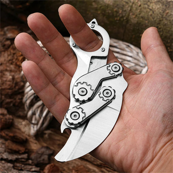 Skanto | Ergonomisk Håndtak Sammenleggbar Karambit EDC Kniv