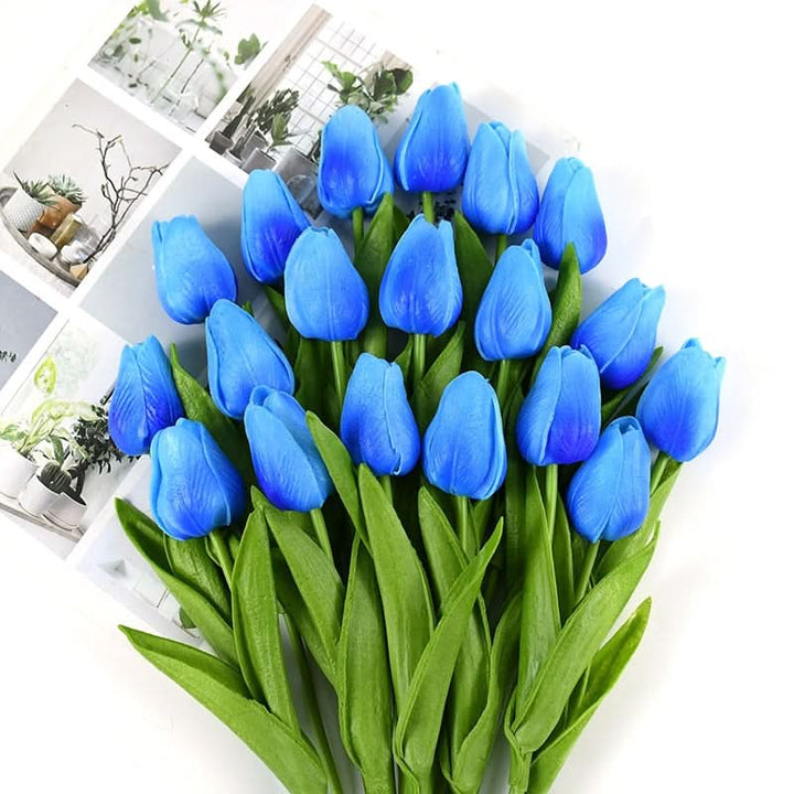 Skanto | Kunstig Tulipanbukett med Realistiske Livaktige Blomster