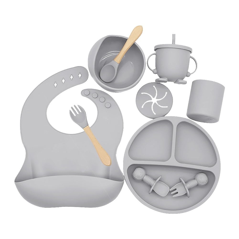 Silicone Baby Feeding Tableware Set | Skanto