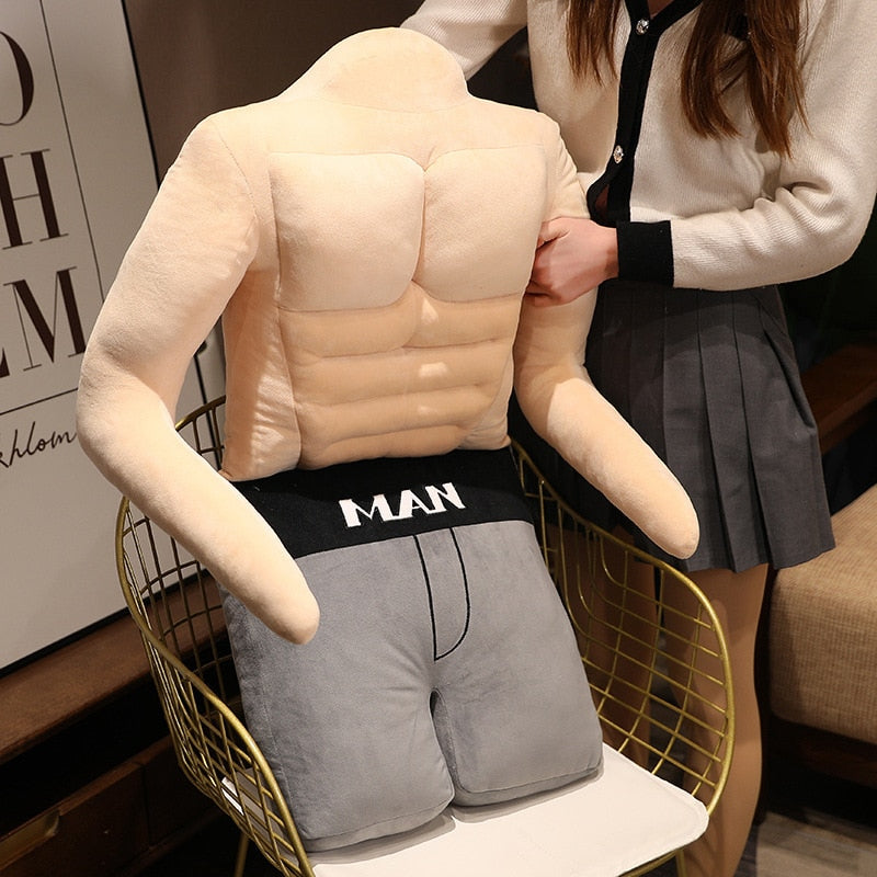 Skanto | Muskelmann Sterk Kosedyr Body Pillow Pute