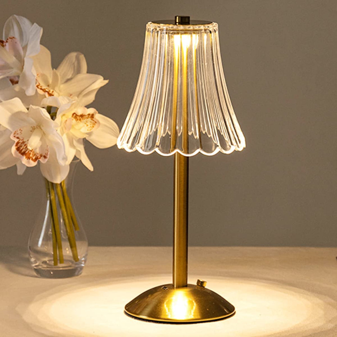 LED Retro Bordlampe USB-oppladbar - BrillianceGlow | Skanto