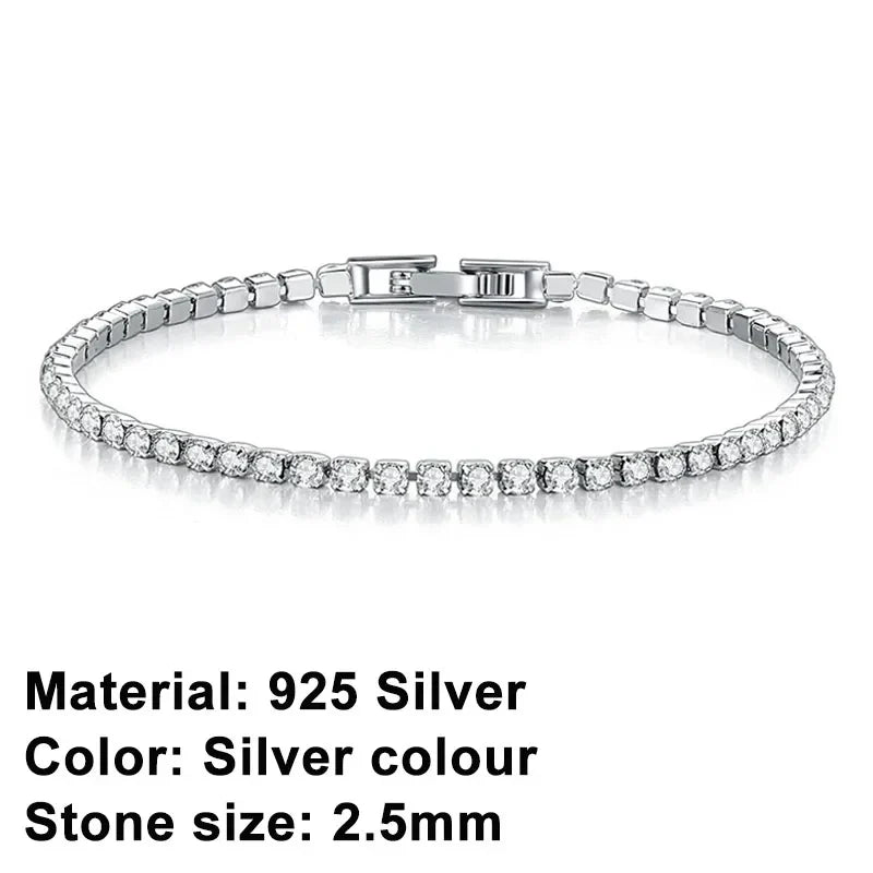 Skanto | Tennisarmbånd – Skinne med holdning: Eleganse i sterling sølv og hip-hop stil!