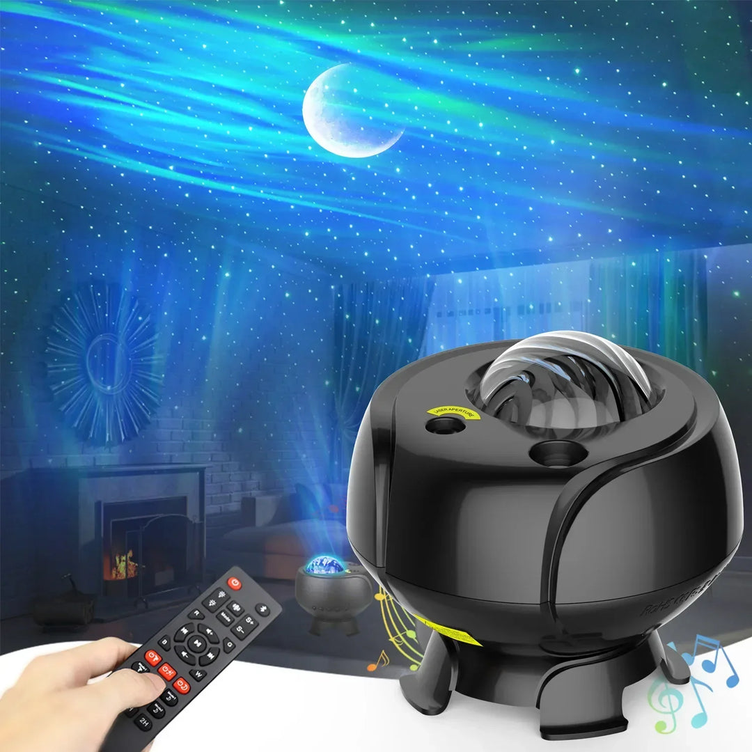 Starfield Galaxy Høyttaler Lys Projektor | Skanto