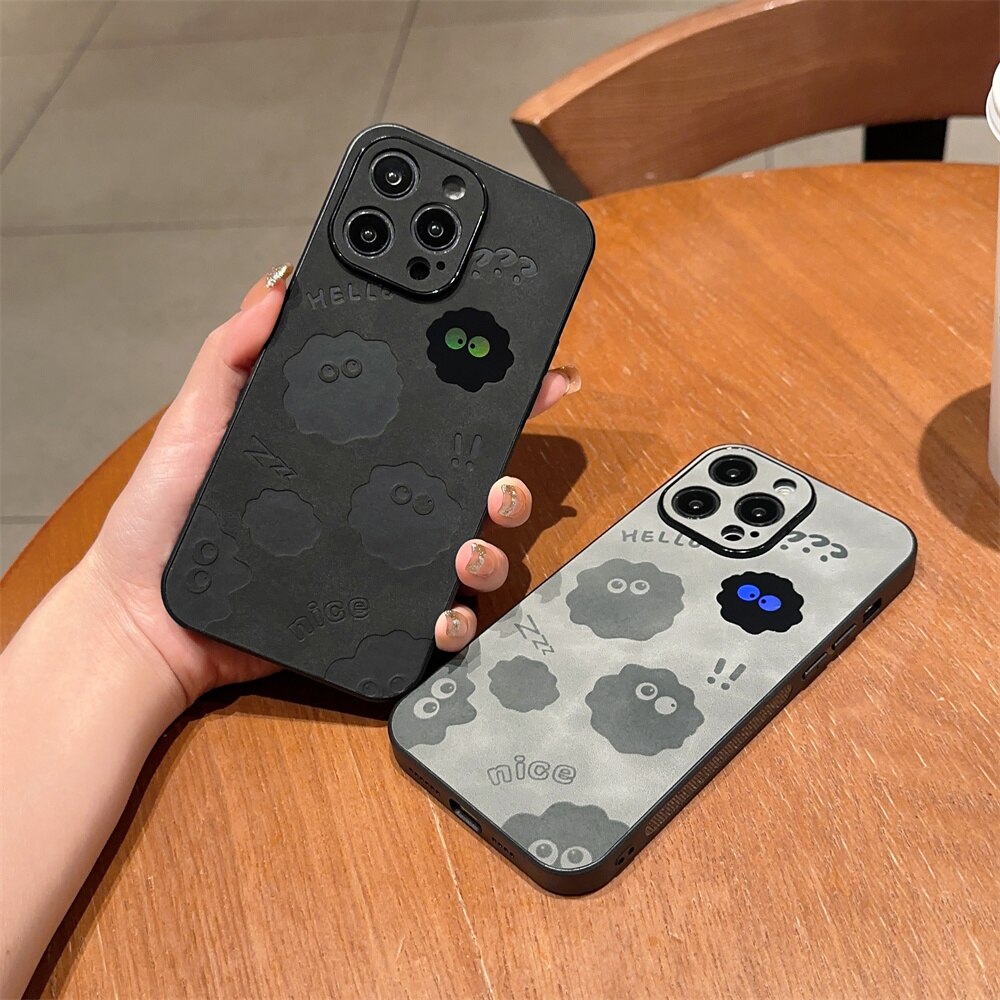 Skanto | Søt Monster Støtsikker Skinn iPhone Deksel