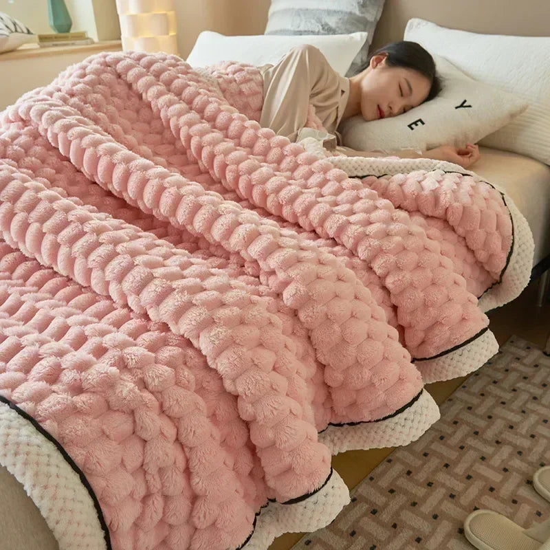 Skanto | Myk Flanell Høstteppe