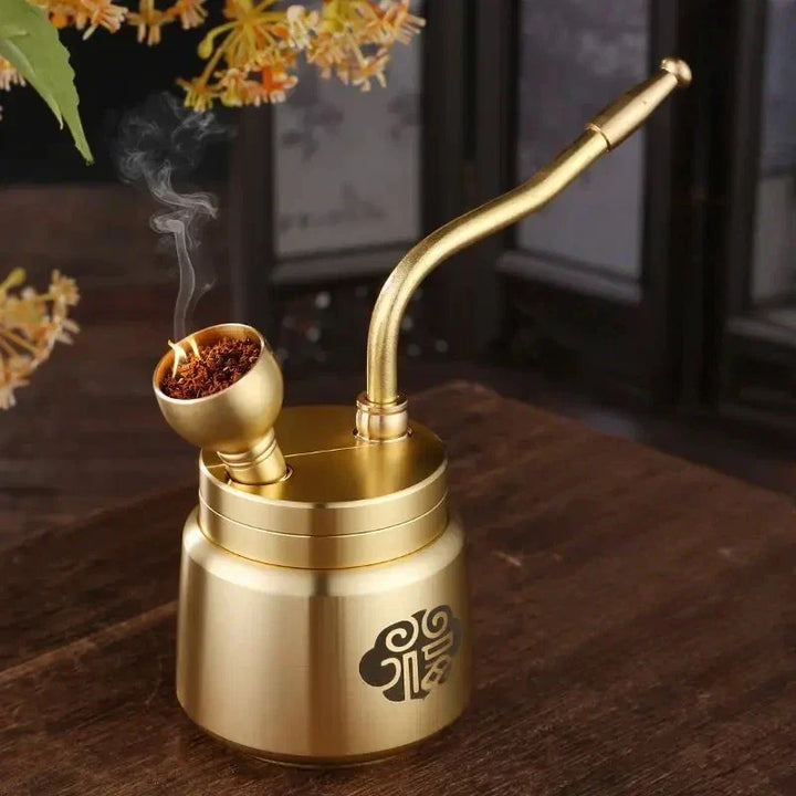 Artisan Messingrør Aromaterapi Røkelsespinner Burner