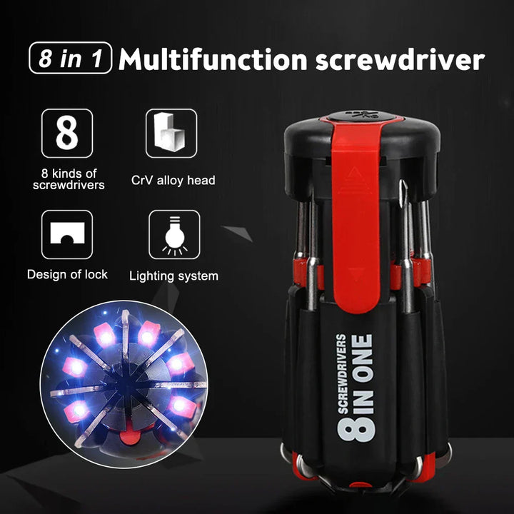 Bright Fix 8in1 LED Multi-Tool Skruefører | Skanto