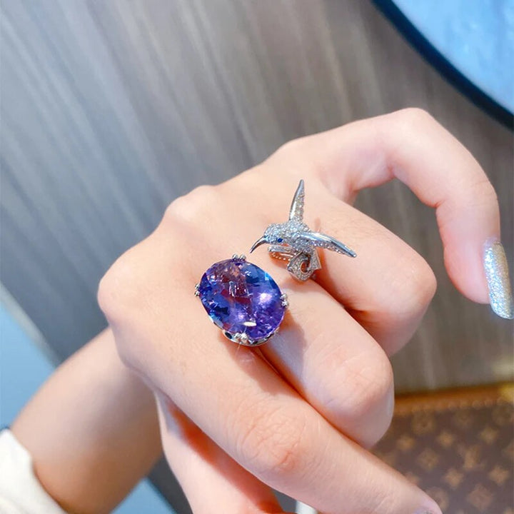 Skanto | Majestetisk Kolibri Edelsten Ring