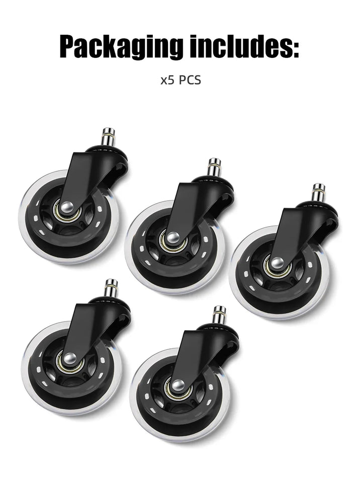 Skanto | Svivelruller Kontorstolhjul  5PCS