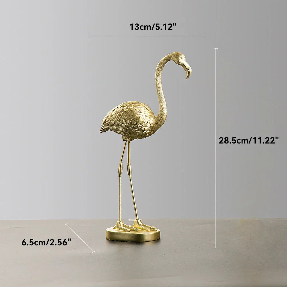 Skanto | Nordisk Flamingo Figur Figur Statue Skulptur Stue Kontor Bryllup Fest Ornamenter Hjem Dekorasjon Tilbehør