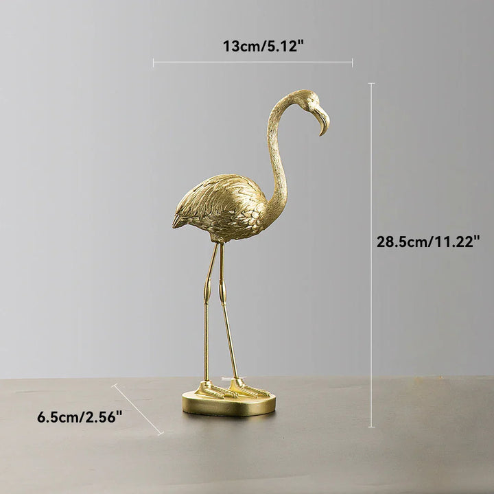 Skanto | Nordisk Flamingo Figur Figur Statue Skulptur Stue Kontor Bryllup Fest Ornamenter Hjem Dekorasjon Tilbehør