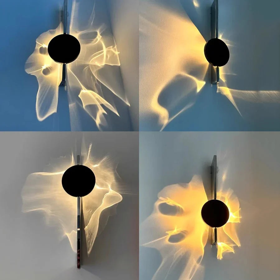 Skanto | Modulær Glow Prosjeksjons Moderne Vegglampe