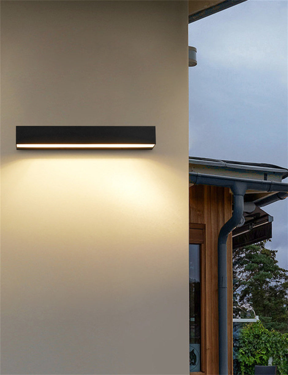 Skanto | GardenLux – Elegant Vegglampe for Hage med Luksuriøs Glød