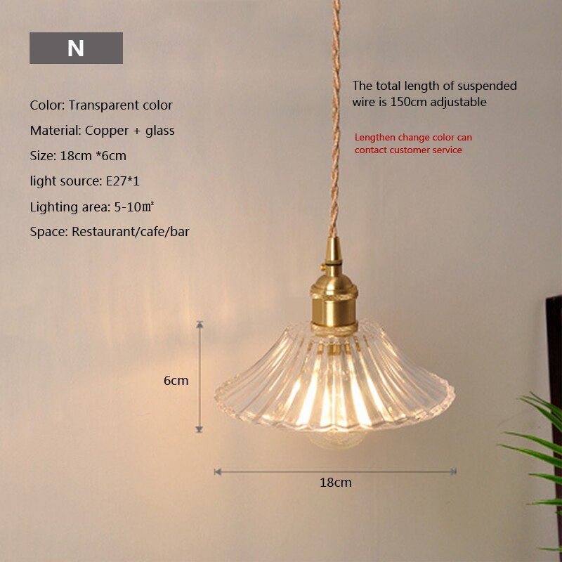 Skanto | Nordisk Brilliance Gjennomsiktig Glass Pendellampe
