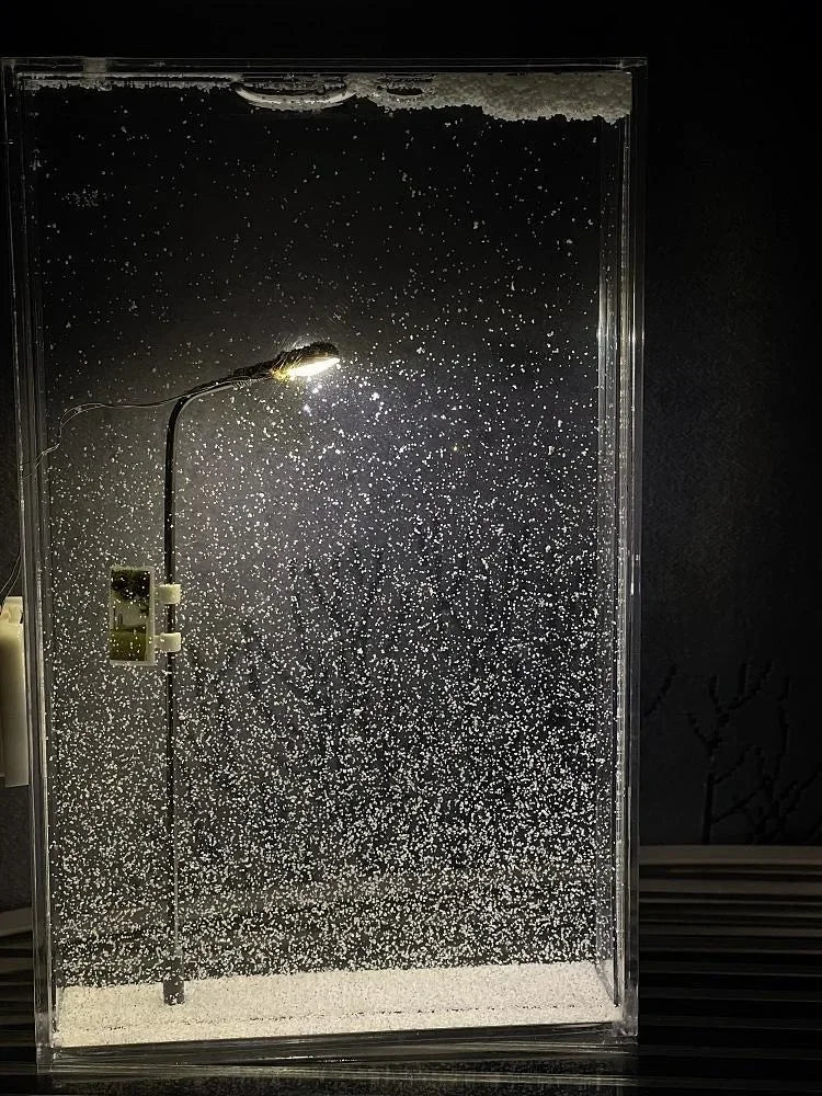 Skanto | Crystal SnowFall Skrivebordsdekor