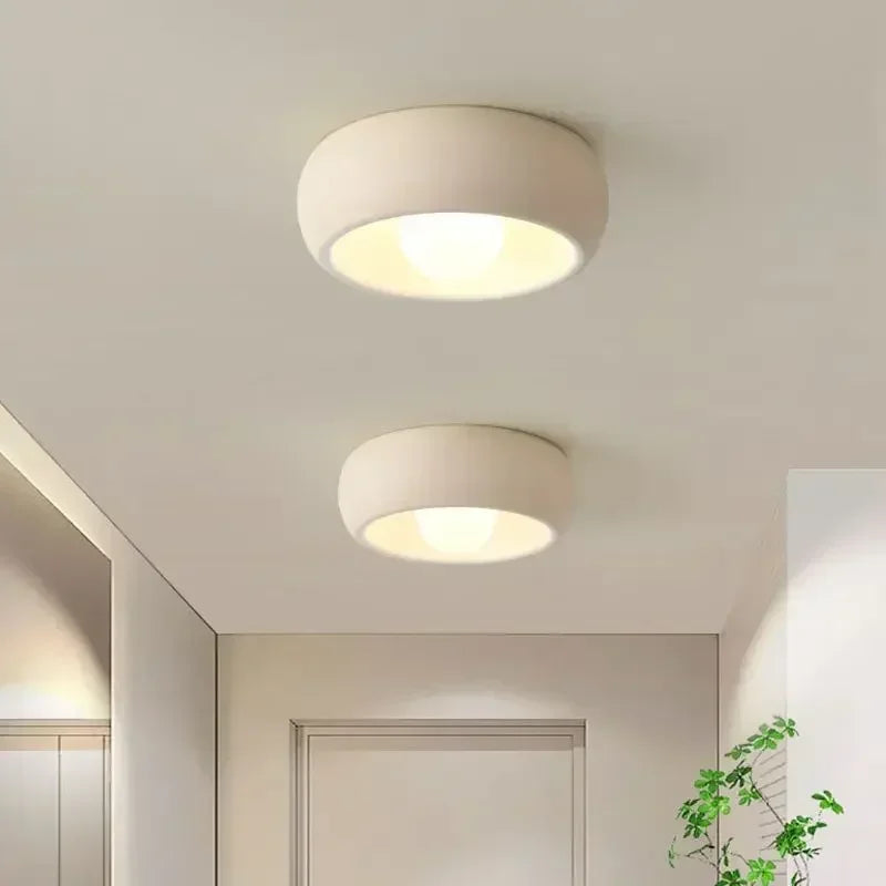 Skanto | Japansk Wabi-Sabi Rund Taklampe LED