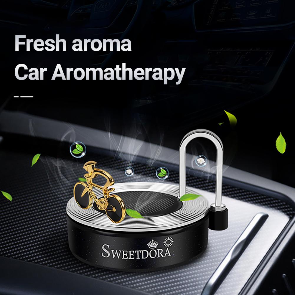 Skanto | Mini Sykkel Bil Solenergi Aromaterapi Dekor