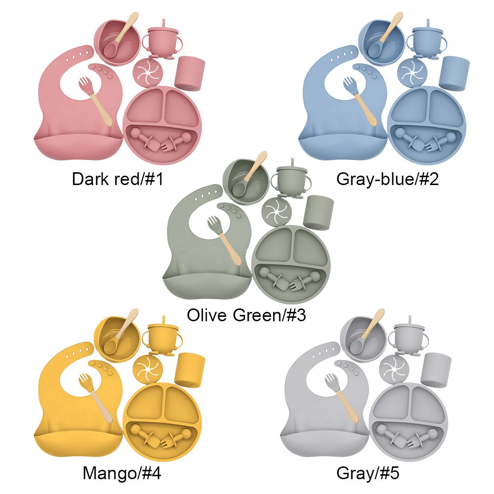 Silicone Baby Feeding Tableware Set | Skanto