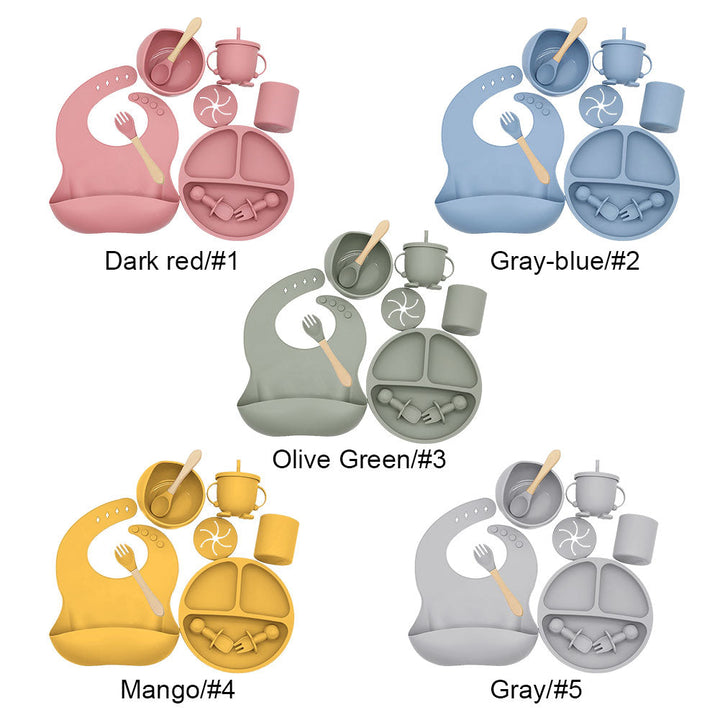 Silicone Baby Feeding Tableware Set | Skanto