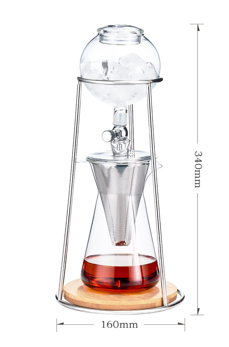 Skanto | Vintage Art Brew Glass Gjenbrukbar Drypp Kaffekanne