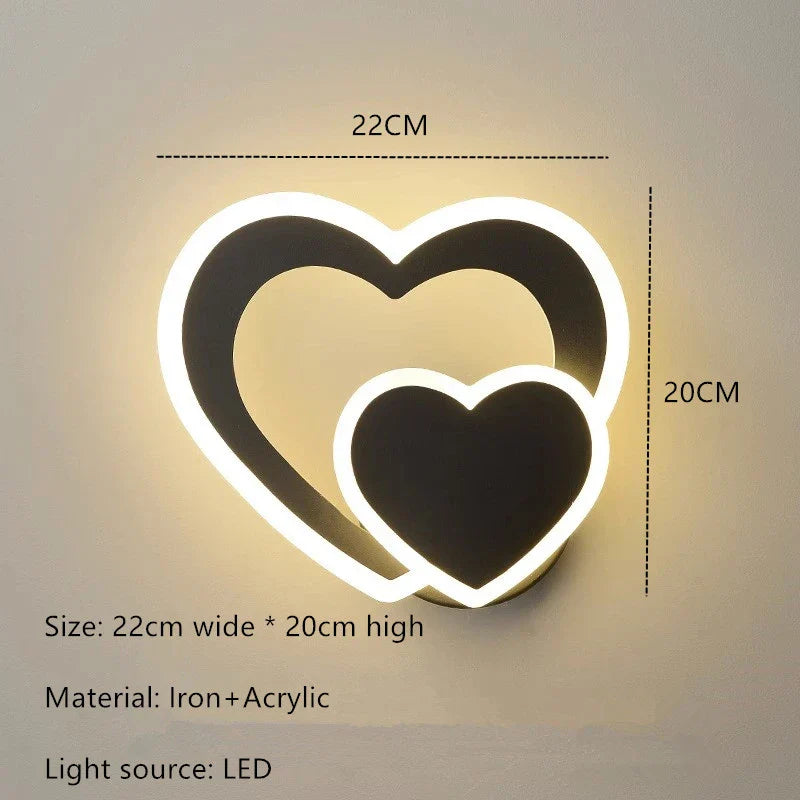 HeartGlow Vegglampe - Moderne LED Belysning Skanto