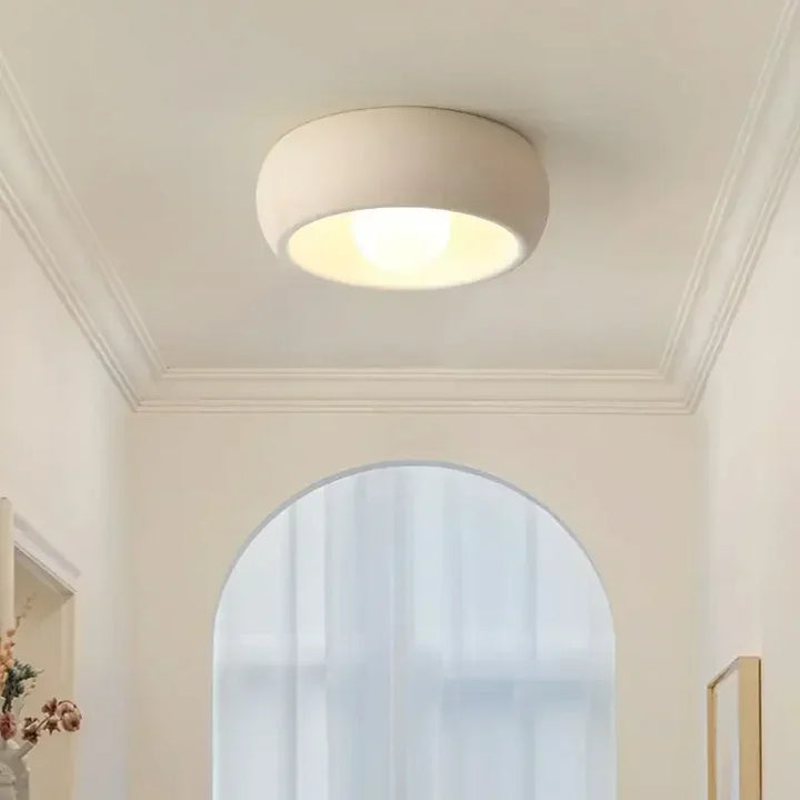 Skanto | Japansk Wabi-Sabi Rund Taklampe LED