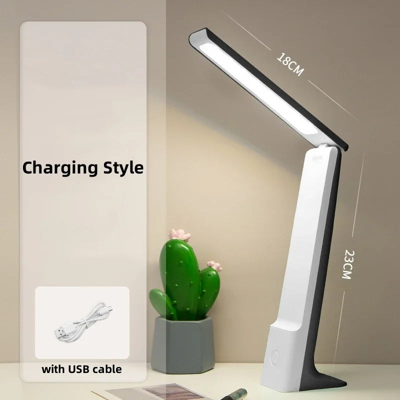 Skanto | Lumora LED Bordlampe | Dimmbar & Berøringskontroll | 3 Lysfarger | Batteri 20t | Hvit/rosa/blå