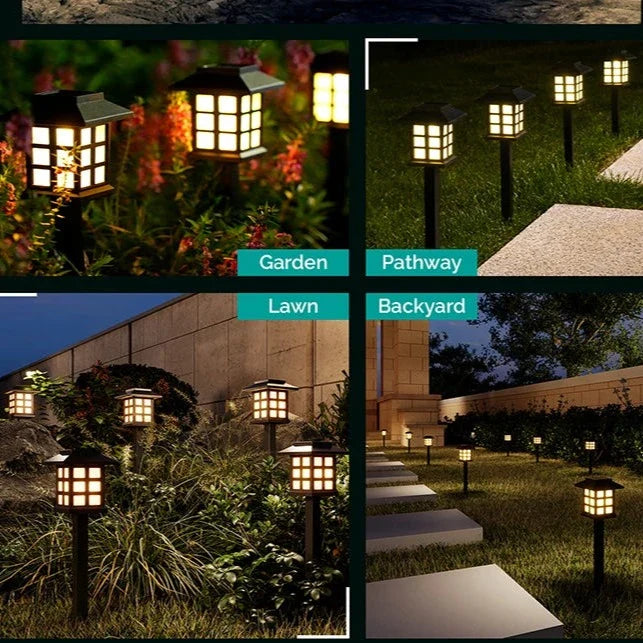 Solcelle LED Sti Lanterns Skanto