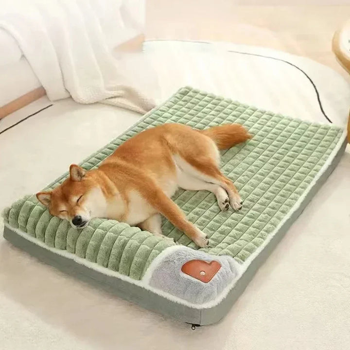 Skanto | PAWSOMNIA ortopedisk hundeseng | avtagbart trett | vaskbar | minneskum | for hunder og katter