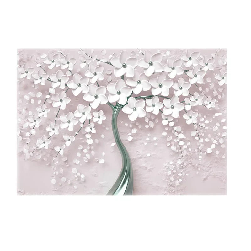 Abstrakt Floral Stor Blomster Petal Trevegg Kunst Fine Art Lærredsutskrifter Bilde For Stue Soverom Salong Kunst Dekor | Skanto