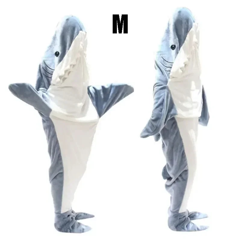 Snuggly Shark Koselig Hettegenser Epleteppe | Skanto