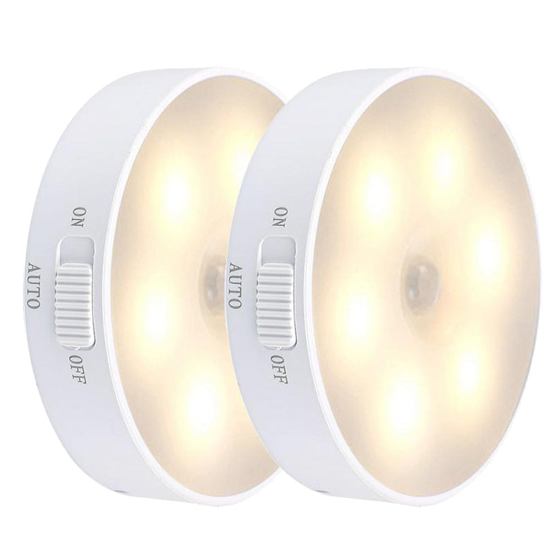 Skanto | Klistrete LED Bevegelsessensor Mini Nattlampe