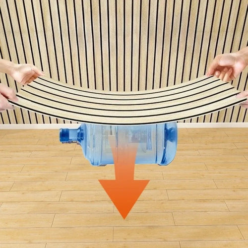 Skanto | Fleksible selvklebende 3D tremønster veggpaneler rull