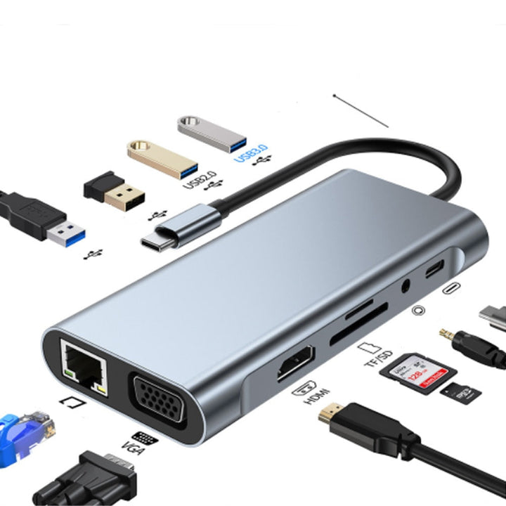 Skanto | Thunderbolt 3 USB-C Hub med HDMI, PD, SD/TF for MacBook Air M1 og iPad Pro