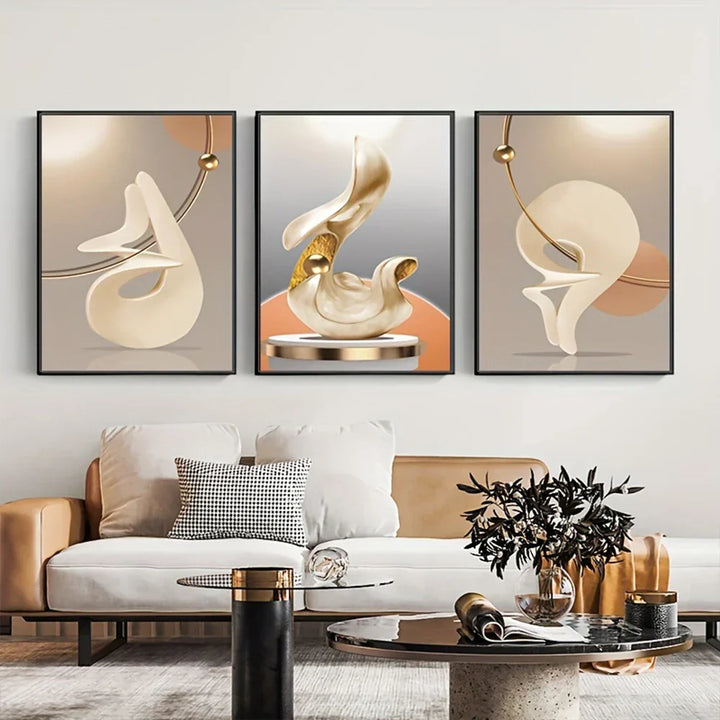 Moderne estetikk abstrakt stilleben veggkunst fine kunst lerrettrykk lys luksus bilder for stue spisestue hjemmekontor dekor | Skanto
