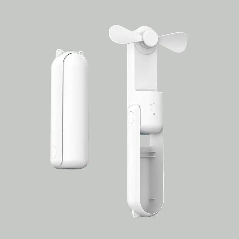 Ny håndholdt bærbar mini vifte - Kreativ, tre-hastighets justerbar, ensfarget, USB-oppladbar liten vifte | Skanto