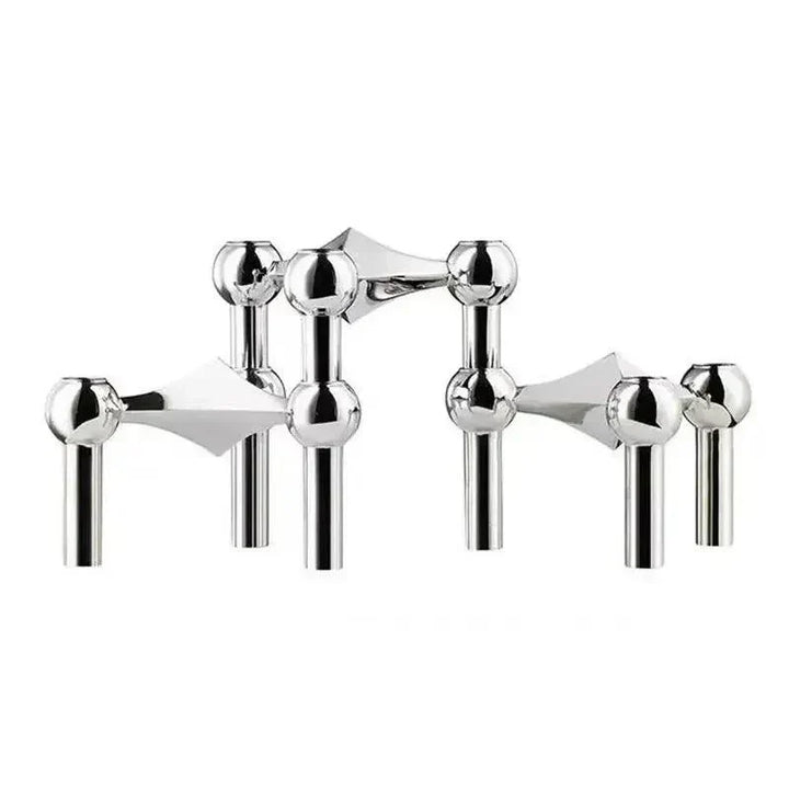 Skanto | Metall Lysestake – Modulært Molekyl Design, Bord & Dekor