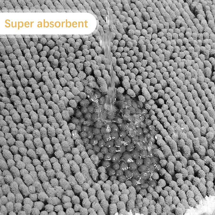 Skanto | Hund Dørmatte – Super Absorberende, Rutsjebeskyttende Matte