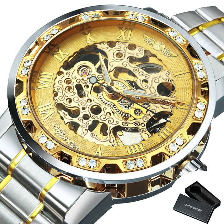 Skanto | Luminous Mechanical Titan Skeleton Watch