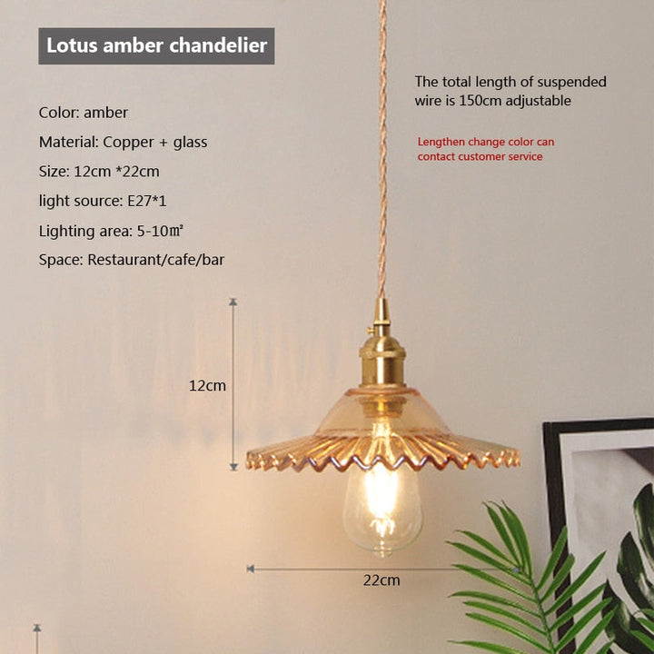 Skanto | Nordisk Brilliance Gjennomsiktig Glass Pendellampe