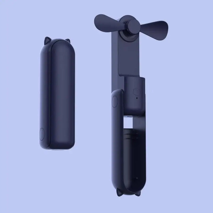 Ny håndholdt bærbar mini vifte - Kreativ, tre-hastighets justerbar, ensfarget, USB-oppladbar liten vifte | Skanto