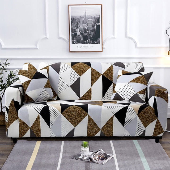 Moderne Skli-sikre Fargerik Elastisk Sofatrekk | Skanto