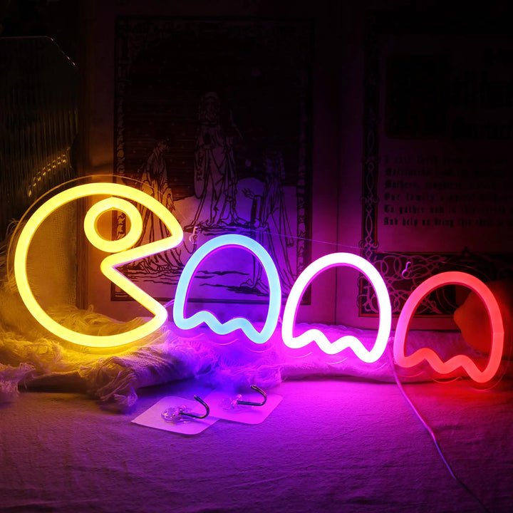 GhostBlaze Neon Lampe - Spøkelsesaktig Stilig Lys | Skanto