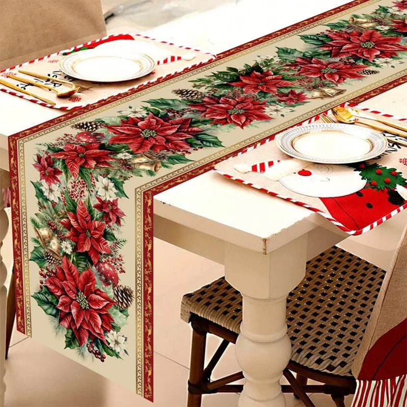 Skanto | Juleløper Festivia | 180×35 cm | Elegant & Festlig | Borddekorasjon for Jul & Nyttår 2025/2026