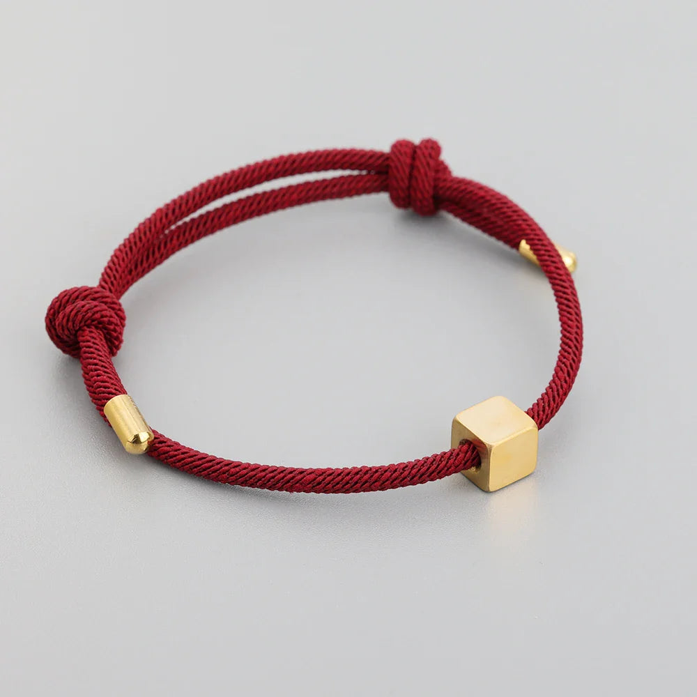 Skanto | Justerbare Par Boks Bokstav Initialer Armbånd