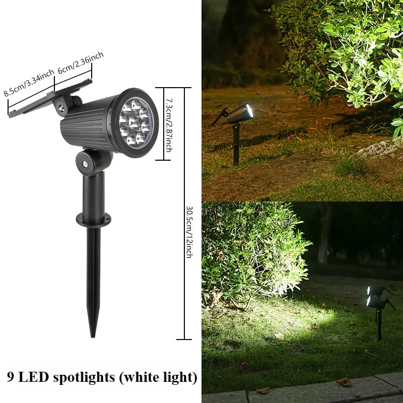Solar LED Hage Spotlight Utendørs | Skanto