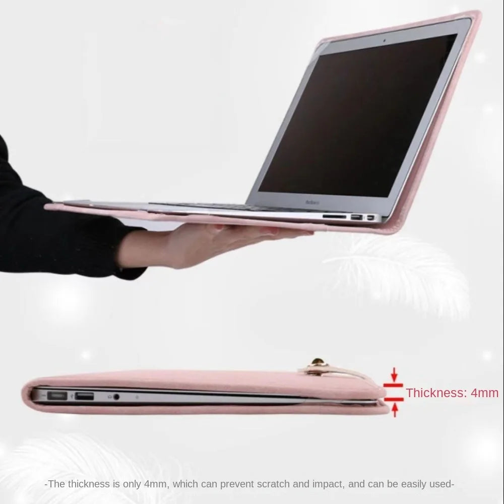 Skanto | Beskyttende Kreativ Rosa Laptopveske Deksel