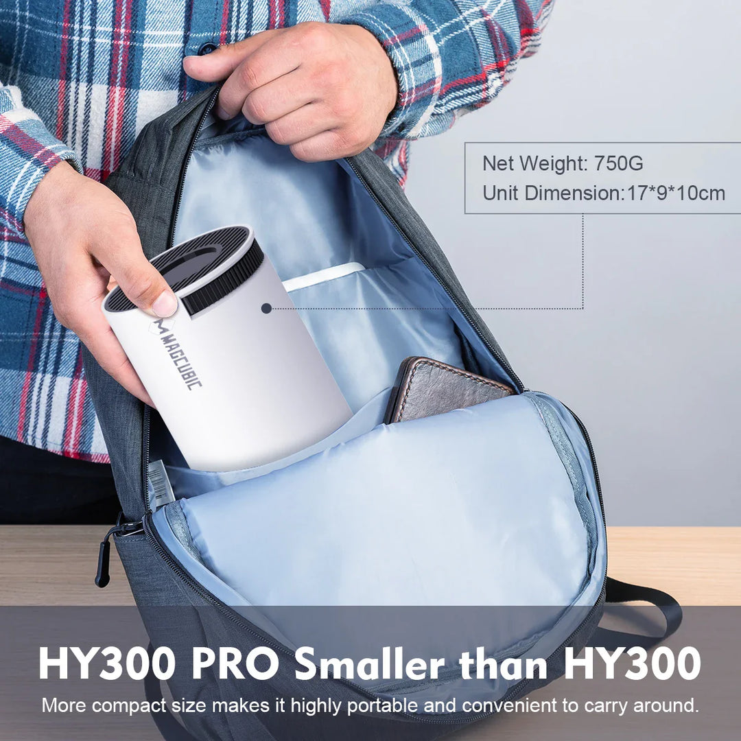 Magcubic HY300 Pro 4K Android 11 Dual WiFi6 260ANSI BT5.0 Utendørs Hjemmekino
